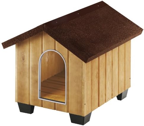 Domus Ahşap Çatılı Köpek Kulübesi Large 81x102x78 Cm