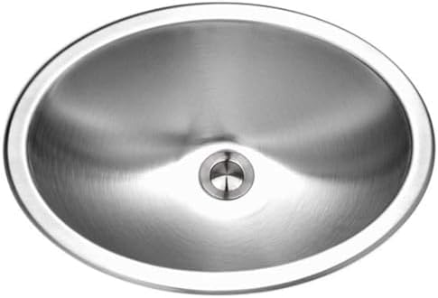 CH-1800-1 Opus Serisi Montajlı Paslanmaz Çelik Oval Kase Lavabo