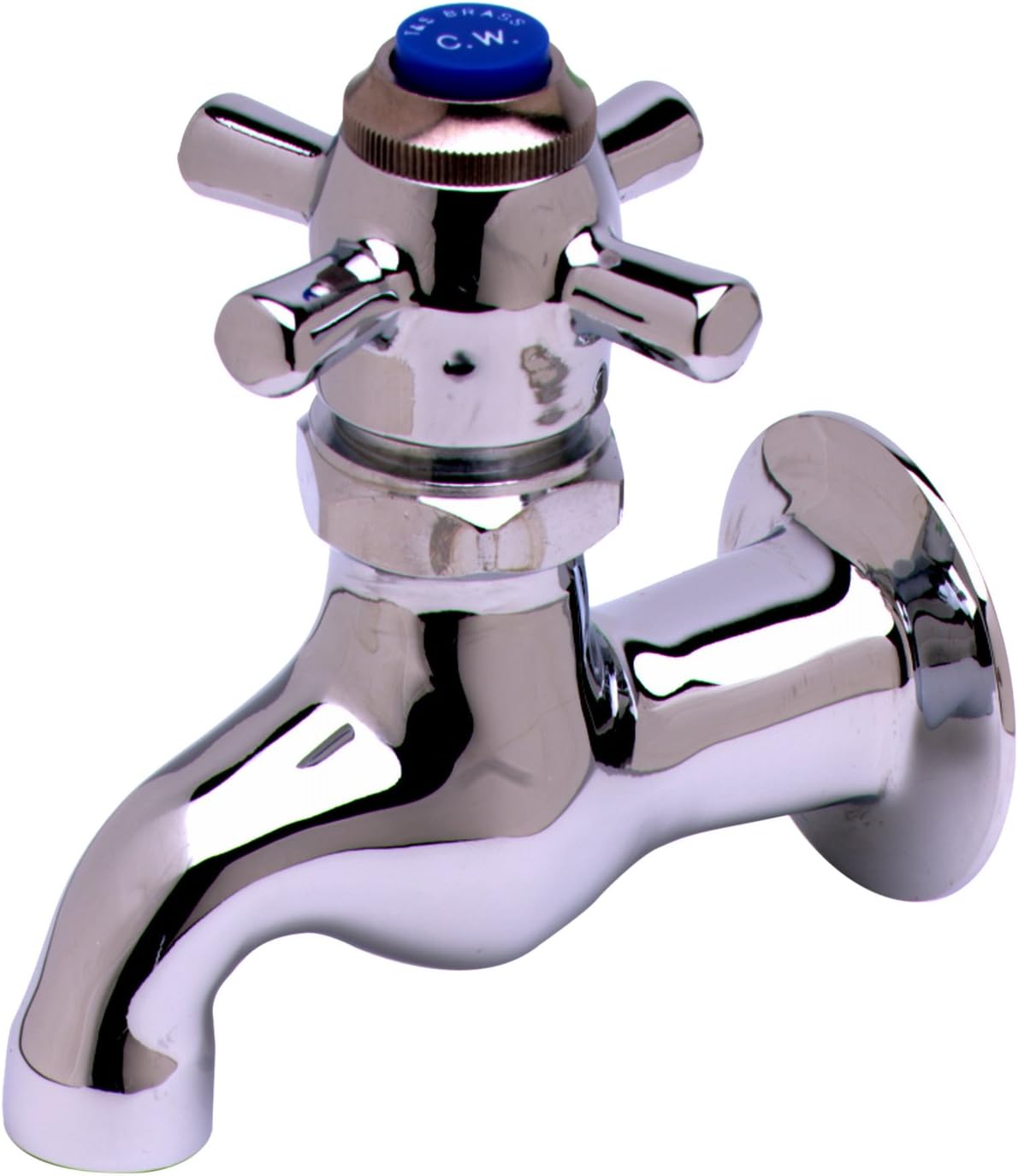 T&S B-0706 Eşik Bataryası 1/2-inç Npt Dişi Giriş ve 3-7/8-inç Duvardan Ağız Merkezine Kapatma