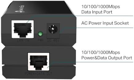 Alternative view of TL-POE150S, PoE Enjektör
