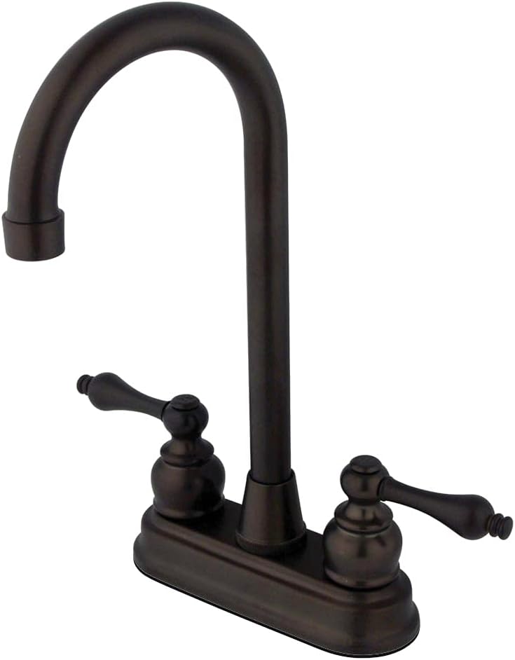 Alternative view of KB495AL Victoria Yüksek Kemerli Çubuk Musluk, 4-3/4", Yağlı Ovuşturulmuş Bronz