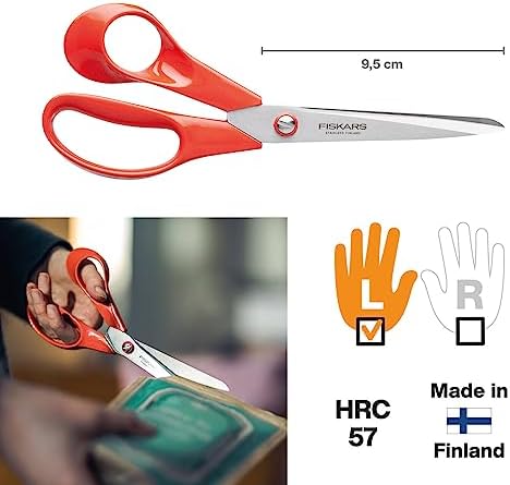 Alternative view of Evrensel Solaklar için, Toplam uzunluk: 21 cm, Paslanmaz çelik bıçaklar/plastik saplar, Klasik, 1005147