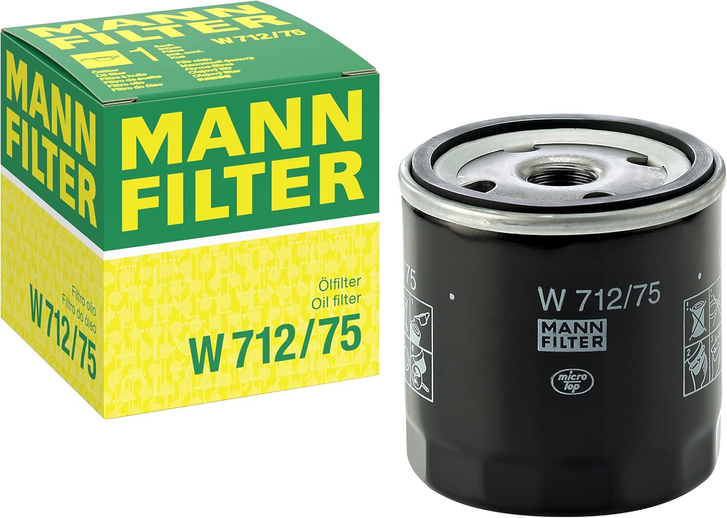 Mann Filter W 712/75 Yağ Filtresi