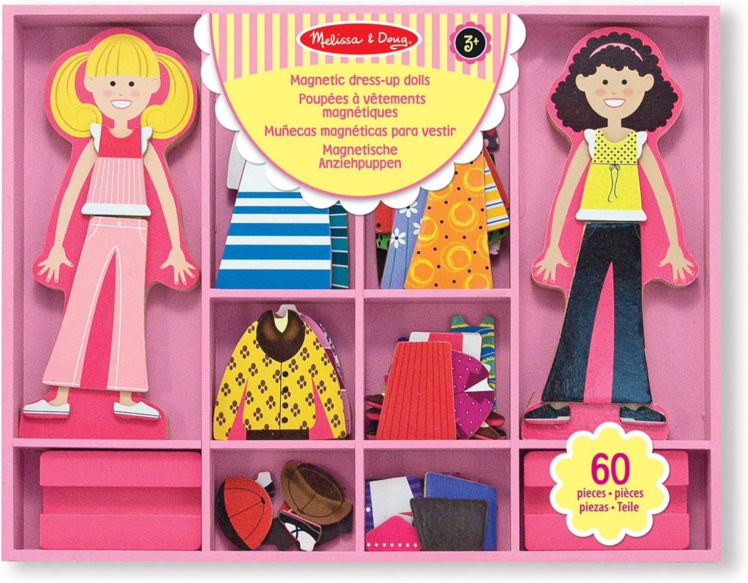 & Doug 14940 Ahşap Mıknatıslı Giydirme Abby Ile Emma