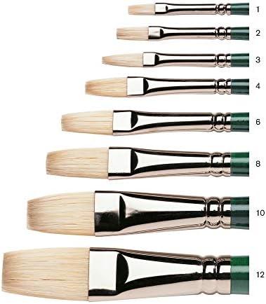 & Newton 5974710 Winton düz fırça - No. 10-19,5 mm, yağlı boya, akrilik boya ve alkid boya için