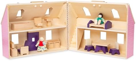 Alternative view of & Doug - Ahşap Taşınabilir Küçük Mobilyalı Ev (13701)