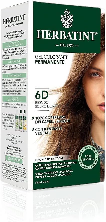 Alternative view of Herbatint Saç Boyası 6D Blond Dore - Dark Blonde