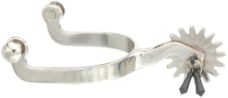 Alternative view of Tough 1 Kelly Silver Star Jingle Bob Spurs, Krom Kaplama