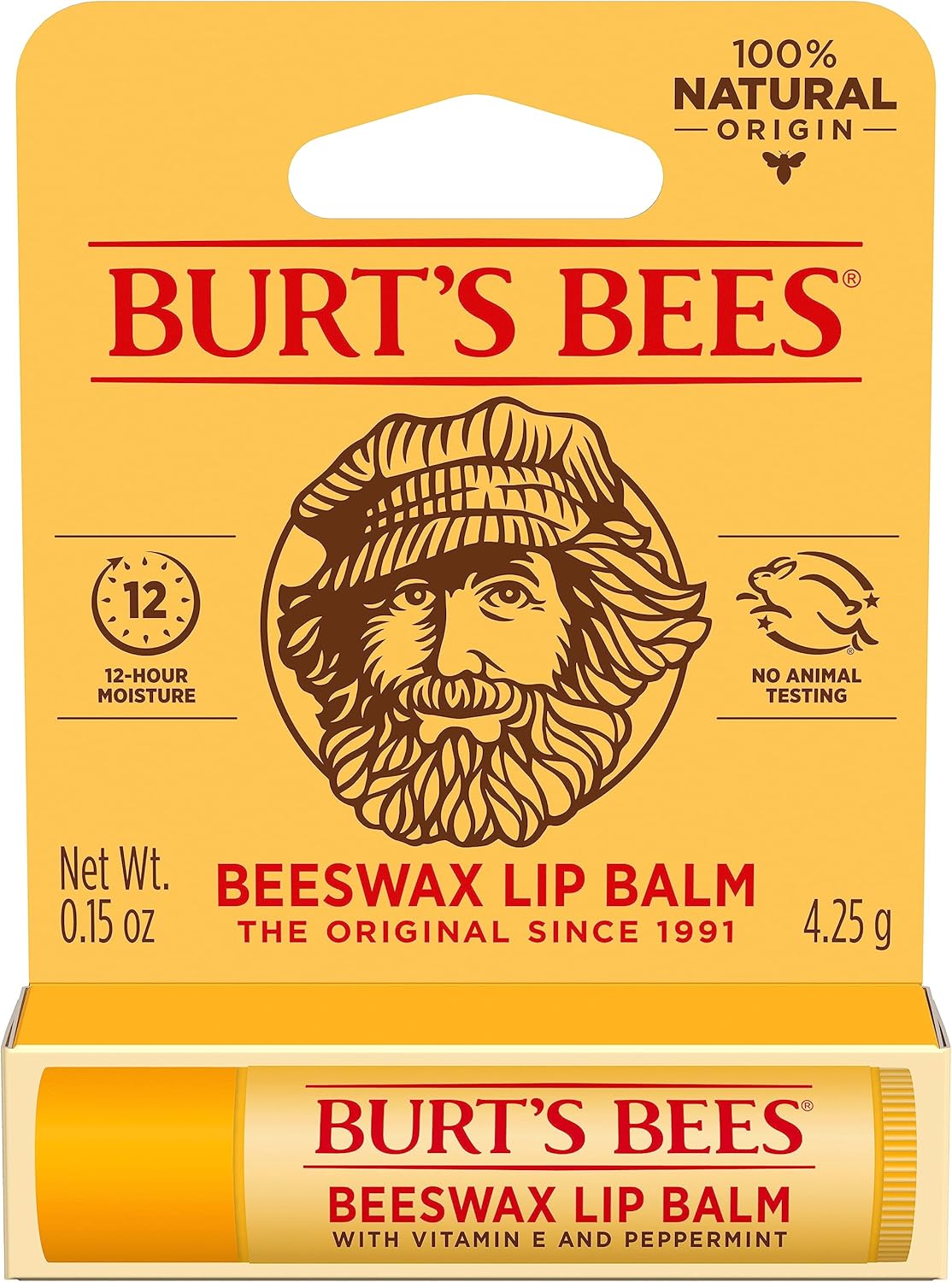 Burt's Bees Beeswax Dudak Bakım Kremi - Nane Ferahlığı