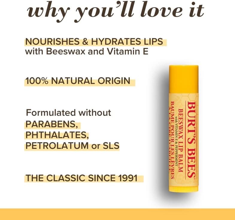 Alternative view of Burt's Bees Beeswax Dudak Bakım Kremi - Nane Ferahlığı