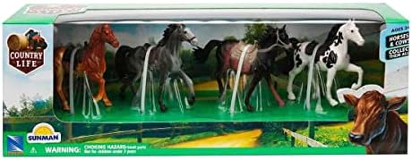 New-Ray NRY-New Ray Country Çiftlik Hayvanları 4lü/5li/6lı Çiftlik Seti