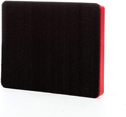 3M Hookit Pad 20433, 7,62 cm x 10,16 cm Kırmızı Köpük 7,62 cm x 10,16 cm
