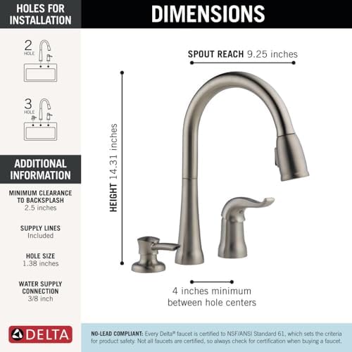 Alternative view of 16970-Sssd-DST Handle Pull- Kitchen musluk with sıvı sabun dispenseri, paslanmaz by musluk