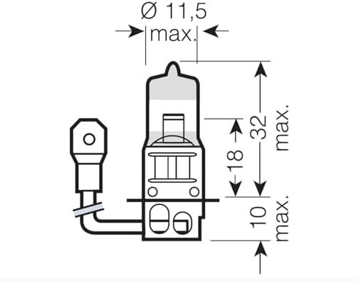 Alternative view of H3 12V 55W Orijinal Far Ampülü, 1 Adet Blister Ambalaj