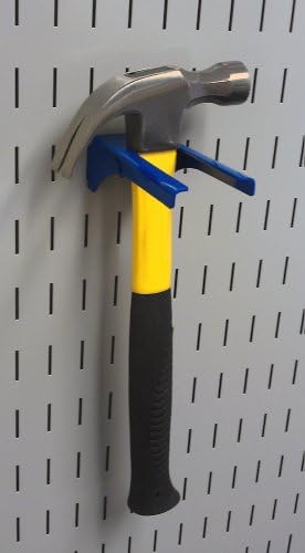 Control KT-200-DLX Mavi Yarık Metal Delikli Pano Kanca Seti - Depolama ve Organizasyon için Deluxe, 22,7 kg Kapasite, ABD'de Üretilmiştir.