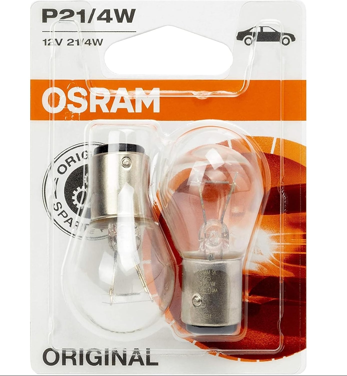 P21/4W Yeni Nesil Ampül 12V 21/4W Çiftli (Çift Duy)