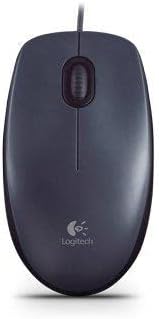 M90 USB Kablolu Mouse, PC, Mac, Dizüstü Bilgisayar ile Uyumlu, 1000 DPI Optik İzleme, Sağ ve Sol Elle Kullanıma Uygun, Siyah