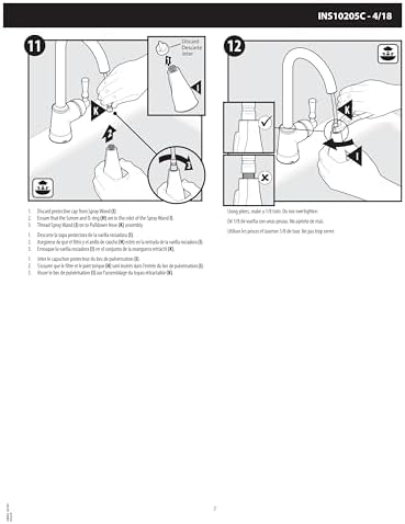 Alternative view of 131380CSL Replacement Pulldown Kitchen Wand