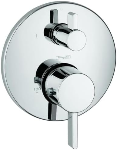 04231000 S Termostatik with Volume Control and Diverter, Chrome by