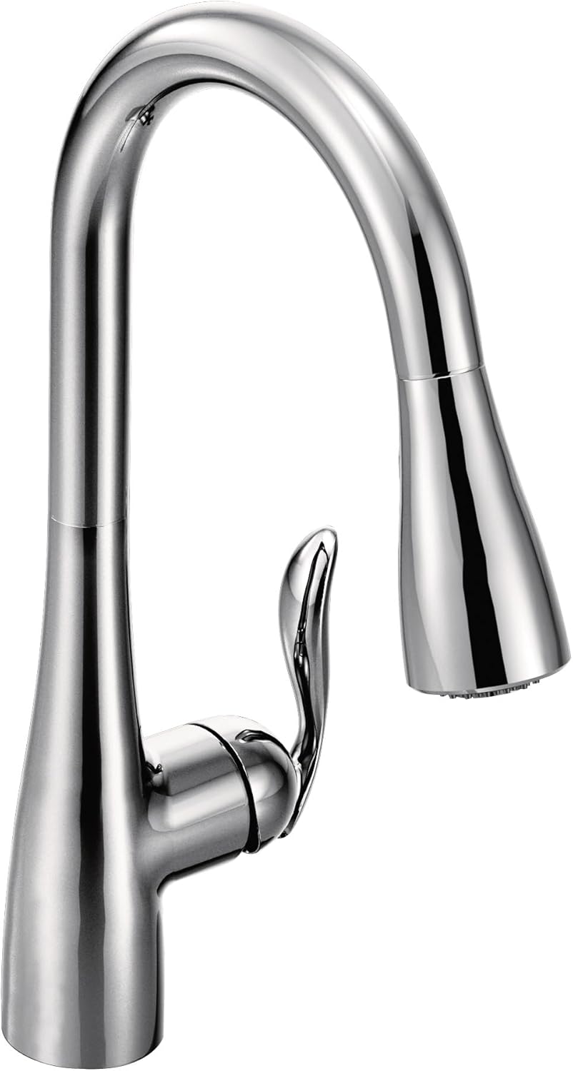 Alternative view of (Standard, Kitchen, Chrome) - 7594C Arbour One-Handle Pulldown Kitchen Featuring Power Boost and Reflex, Chrome