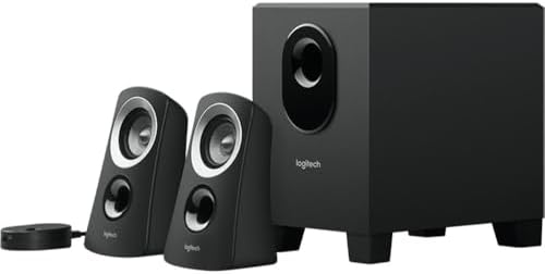 Alternative view of Z313 2.1 Subwoofer’lı Hoparlör Sistemi, 3.5 mm Giriş ve Kulaklık Jakı, Kablolu Kontrol Bölmesi, Kompakt Tasarım, Siyah