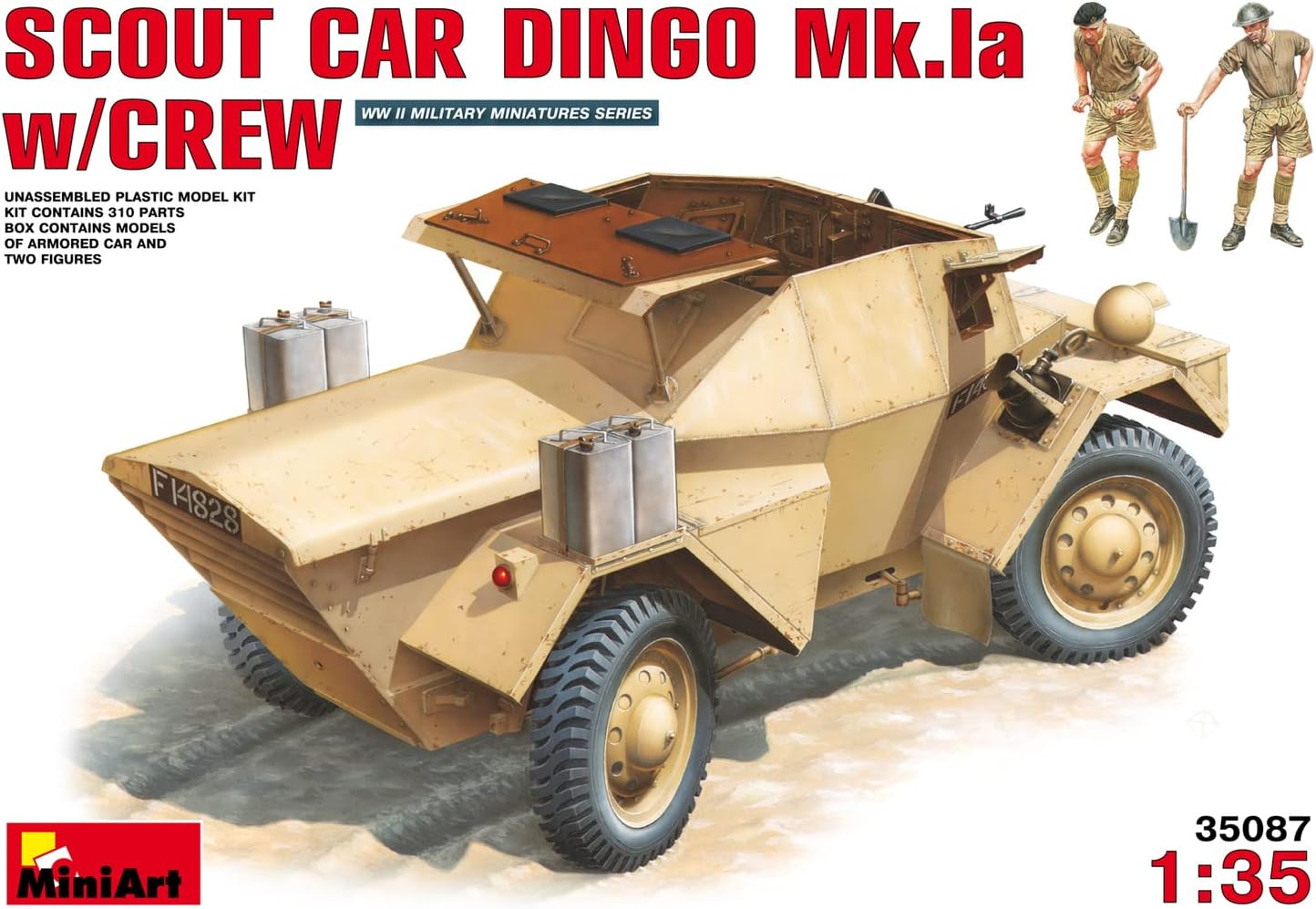 Miniart 35087 – Spaehwagen Dingo MK 1 A Crew