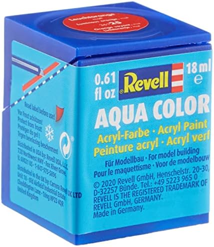 - Su Bazlı Boyası Berrak Turuncu Mat 18 Ml (36125)