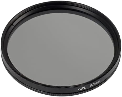 67mm CPL Polarize Filtre | Circular Polarizer | Yansıma Önleyici Lens Filtresi | 67mm Lensler ile Uyumludur