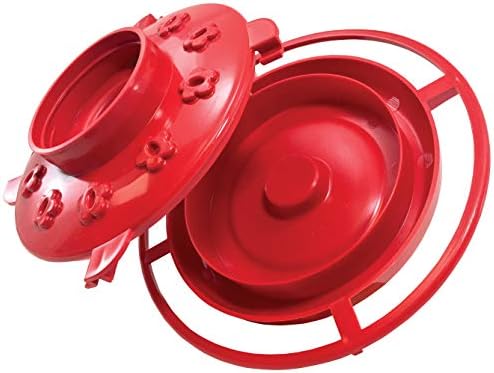 Alternative view of Sinek Kuşu Besleyici 907 g Plastik Sinek Kuşu Besleyicileri - Sinekkuşu Besleyicileri - 10 Besleme Portlu Levrek - Kolay Doldurma için Geniş Ağız/Kolay Temizleme için 2 Parça Taban