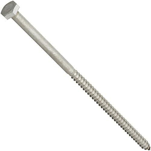 The Group 964591 1/4 x 6 inç Paslanmaz Çelik Altıgen Uçlu Vida, 10'lu Paket