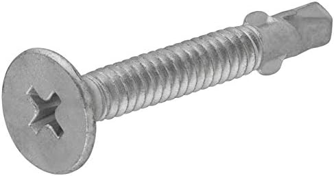 Grubu 47296Â 1/4 ”20 x 2-3/4 inç düz kafa kendisi kanat ph Phillips Drive ile Sondaj Vidası
