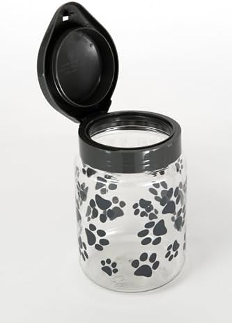 Alternative view of Lixit Köpekler, Kediler, Küçük Hayvanlar ve Kuşlar için Yiyecek ve Ödül Saklama Kavanozları. (1,814 ml, Gri)