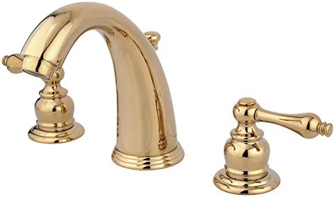 Alternative view of KB982AL Viktorya Dönemi Yaygın Lavabo Bataryası Pop-Up, 5-1/4-inç, Parlak Pirinç