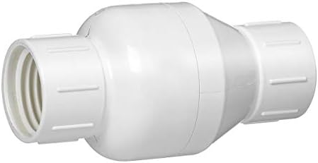 Homewerks VCKP40B7B Sıralı Çek Valf, x Dişi Dişli, PVC Çizelge 40, 1-1/2-İnç, 1,5-İnç, Beyaz