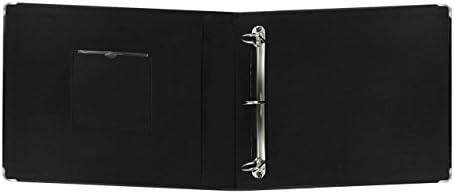 Alternative view of T12JF-BK 30 cm x 30,5 cm Dikişli Deri 3 Halkalı Cilt, Siyah