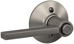 (Privacy, Satin Nickel Round) - F40 LAT 619 Latitude Privacy Lever, Satin Nickel