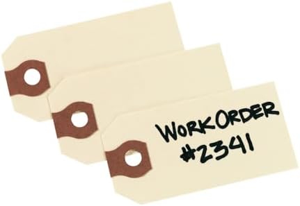 Alternative view of gönderim Tags, 7 x 3,5 cm, Manila, 1000 adet (12301)