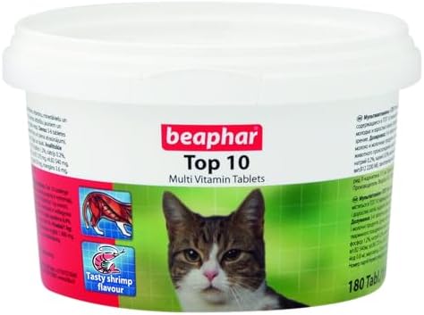 Beaphar Top 10 Kediler İçin Komple Vitamin 180 Tablet