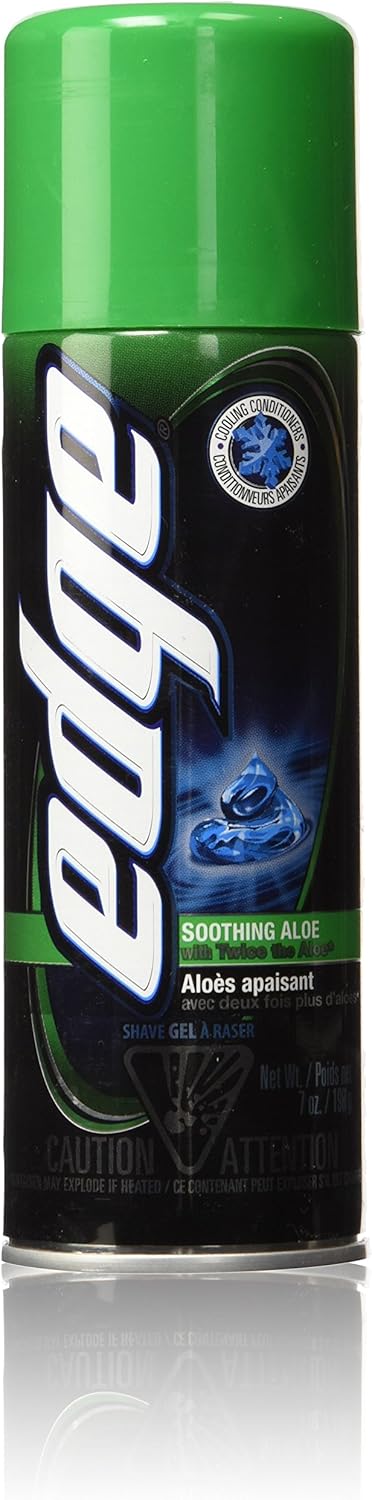 edge Yatıştırıcı Aloe Tıraş Jeli Erkek Tıraş Jeli , 7 Ounce