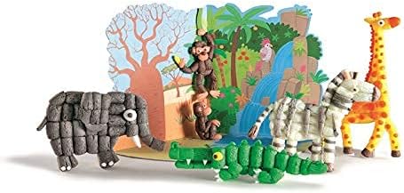 Alternative view of PlayMais WORLD Jungle el işi seti, 3 yaşından büyük çocuklar için, yaklaşık 1000, el işi için şablonlar ve talimatlar (Türkçe olmayabilir) | çocuklar için hediyeler | yaratıcılığı ve ince motor
