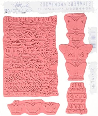 Alternative view of Tim Holtz Anonymous CMS106 – Colección de Estampas Autoadhesivas, Diseño de Mariposas