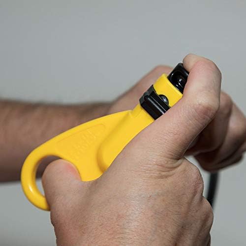 TOOLS Koaksiyel kablo sıyırma aleti, 2 kademeli, radyal