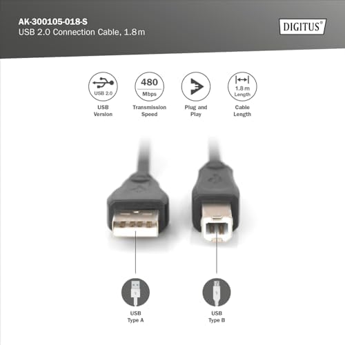 AK-300105-018-S USB 2.0 Bağlantı Kablosu