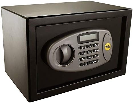 LCD Ekranlı Orta Boy Kasa Y-MS0000NFP - Standart güvenlik - Şifre - 2 Adet 6 Şifeli Anahtar - 25 x 35 x 25 cm - Siyah