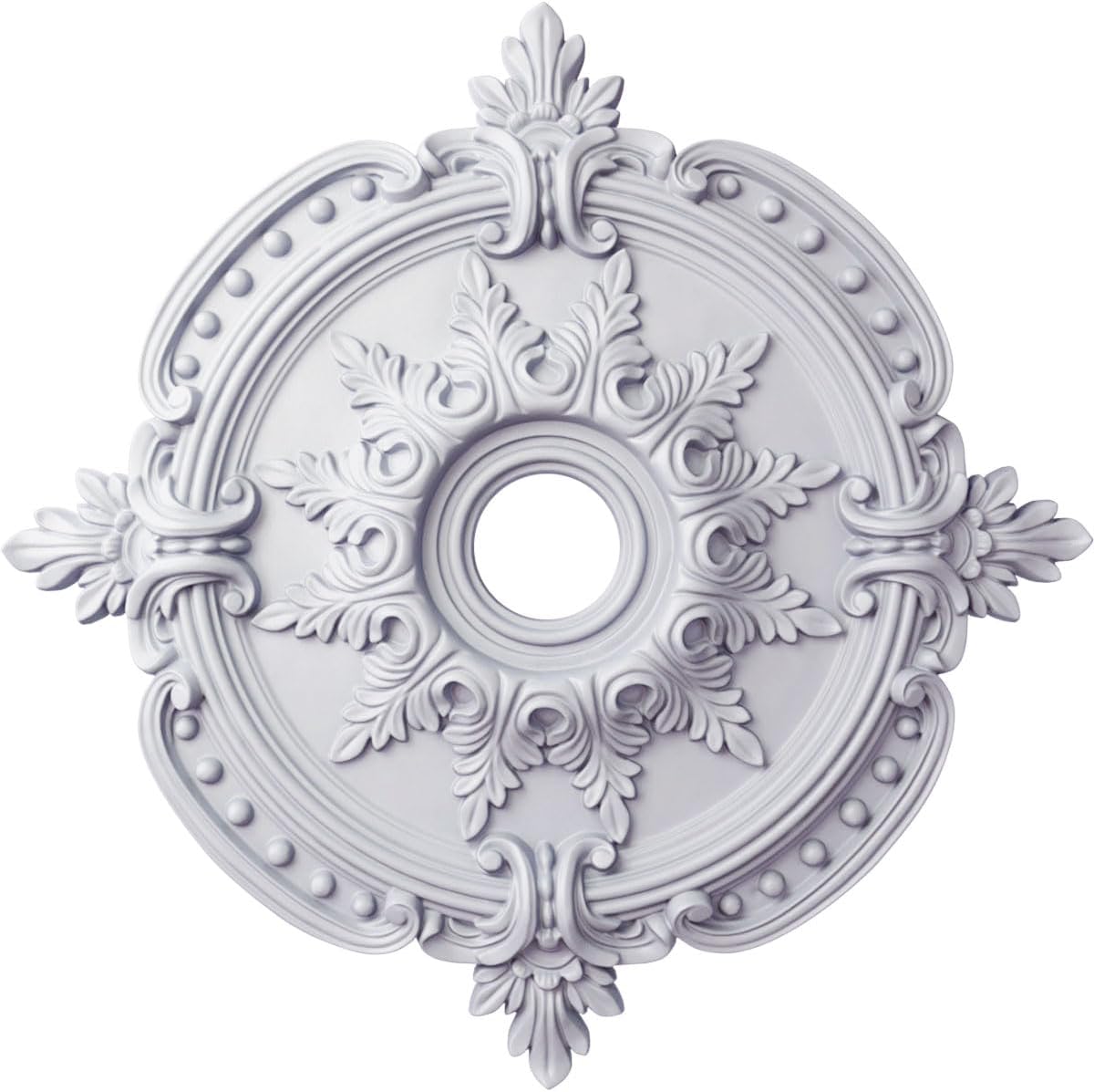 Alternative view of Millwork 28 3/8 inç Od X 4 1/2 ID X 1 5/8 P Benson Tavan Lambası Madalyon Tamamen Primed