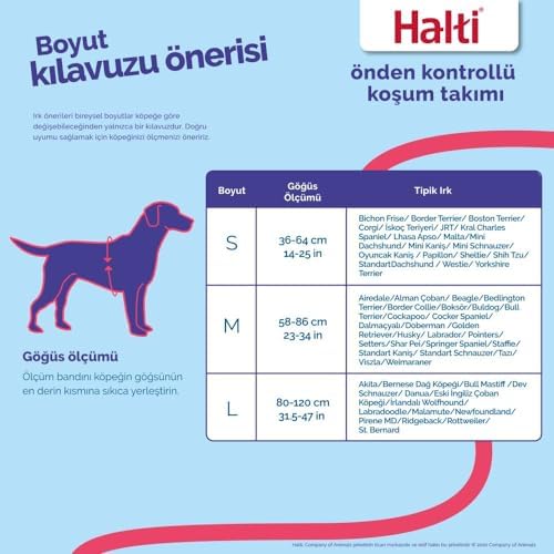 Alternative view of of Animals Halti Köpekler için Önden Kontrollü Göğüs Tasması, Orta Boy