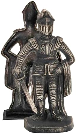 Alternative view of SP14917 Ortaçağ Şövalyesi Demir Kitaplıklar, bronz