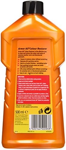 Armor All 500ml Renk Restorasyon Cilası