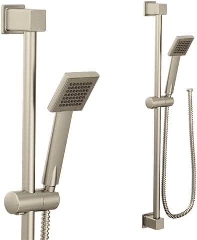 Alternative view of (Brushed Nickel) - S3879EPBN 90 Degree Eco-Performance Handheld Showerhead with 180cm -Long Hose Featuring 80cm Slide Bar, Brushed Nickel