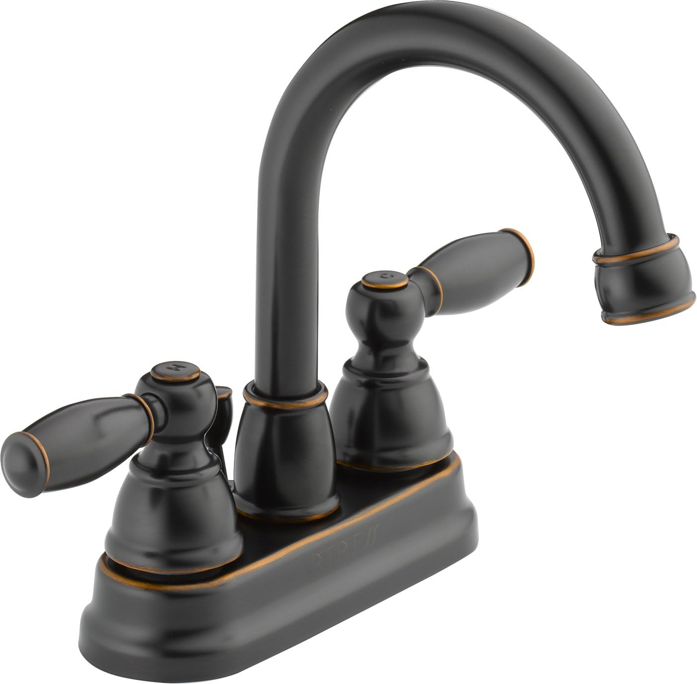 -Eşsiz Claymore 2-Saplı Merkez Banyo Musluğu Pop-Up Drenaj Montajı, Chrome P299685LF